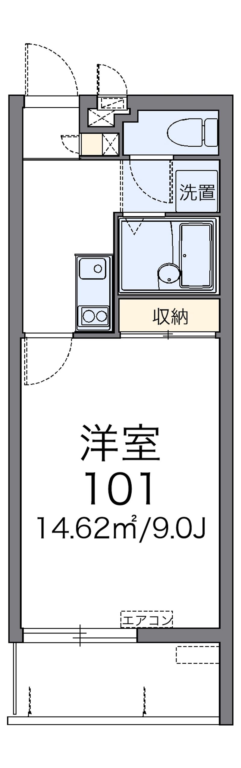 レオネクストアウル 間取図