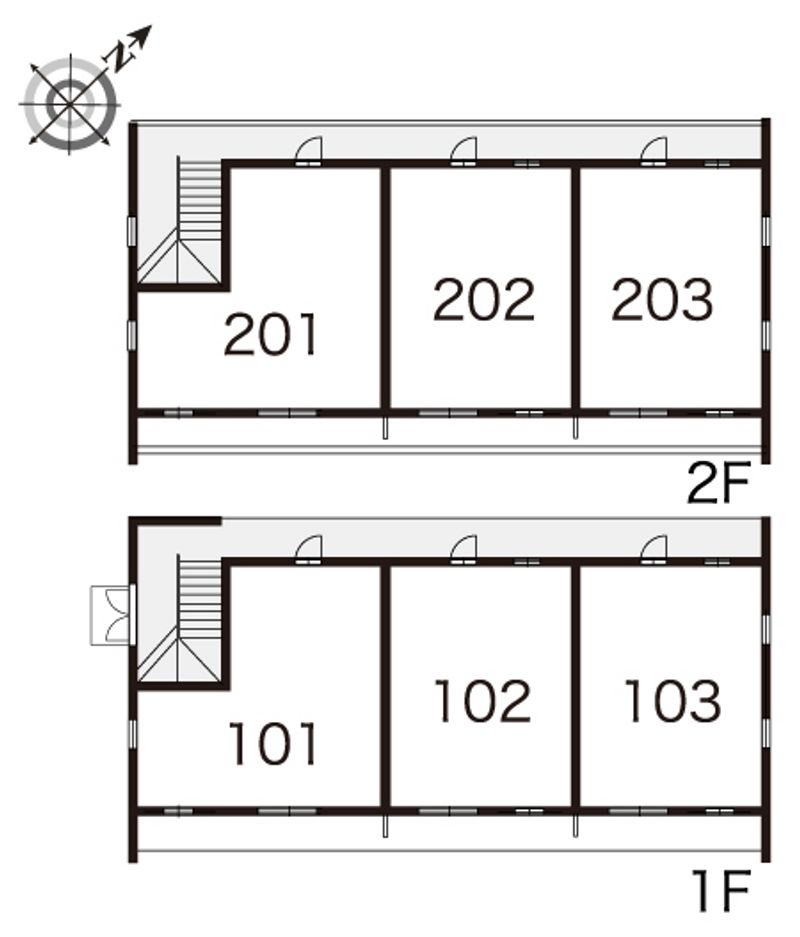 レオパレスピュアグリーン 間取り配置図