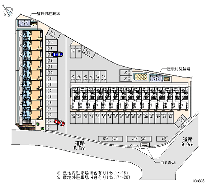 レオパレス長橋台Ⅰ 月極駐車場