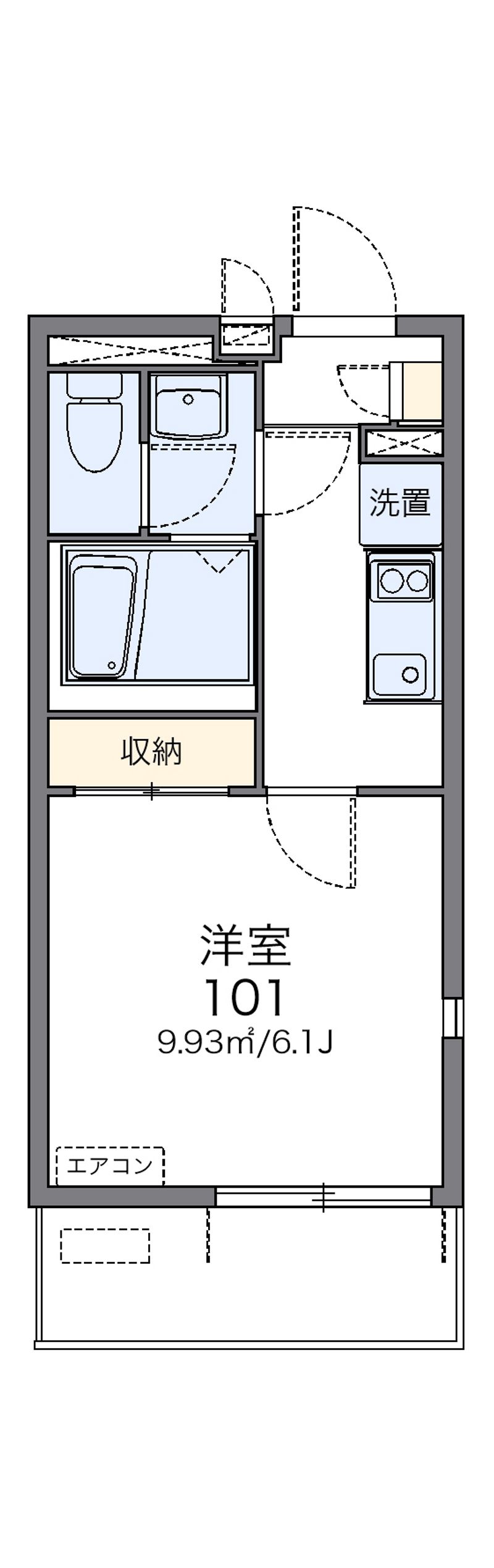 レオネクストＮＩＳＨＩＧＡＩⅢ 間取図