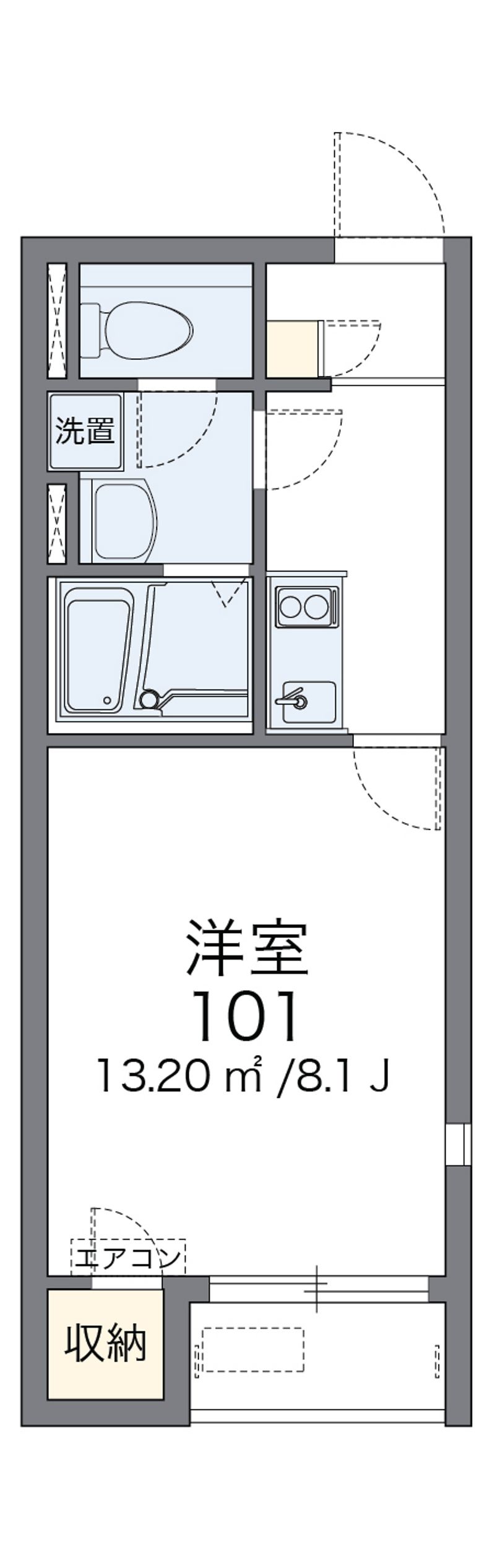 レオネクストニシキⅡ 間取図