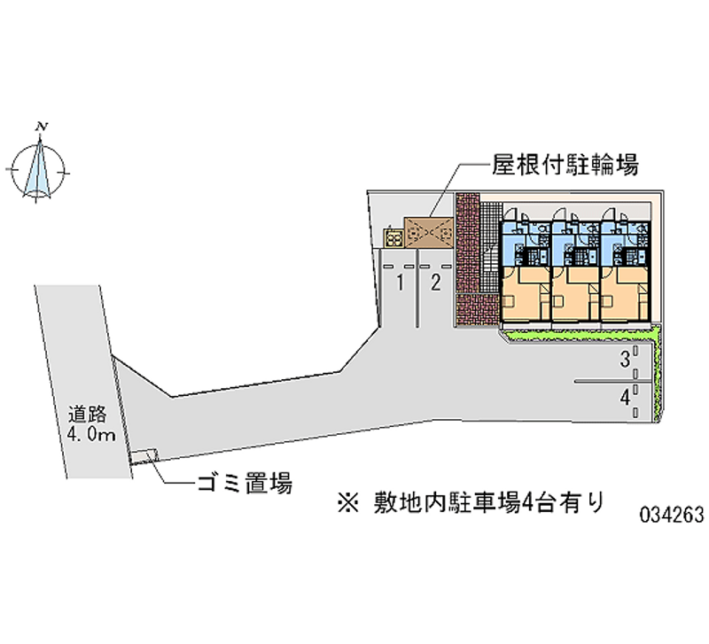 レオパレス青龍 月極駐車場