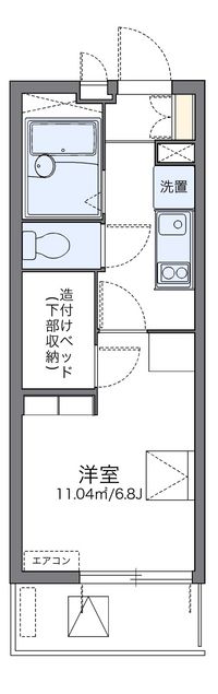 レオパレスドゥ　ボヌール 間取り図