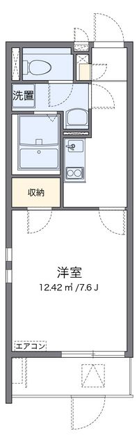 クレイノグランメゾン　アオイ 間取り図