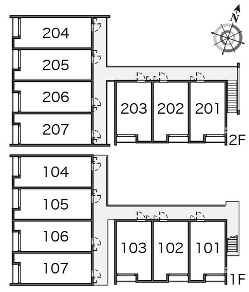 クレイノ夢 間取り配置図