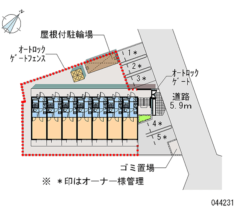 レオパレスサクセスファクター 区画図