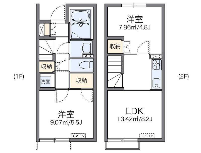 レオネクストおっぺ 間取図