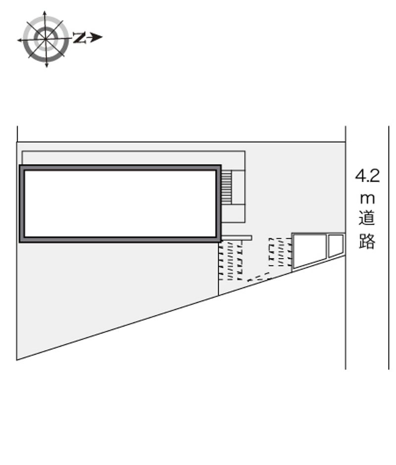 レオパレスＲＡＦＦＩＮＡＴＯＩ 配置図
