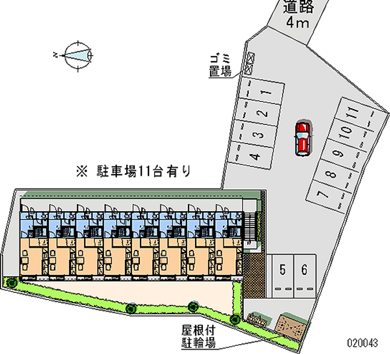 レオパレス駿河 月極駐車場