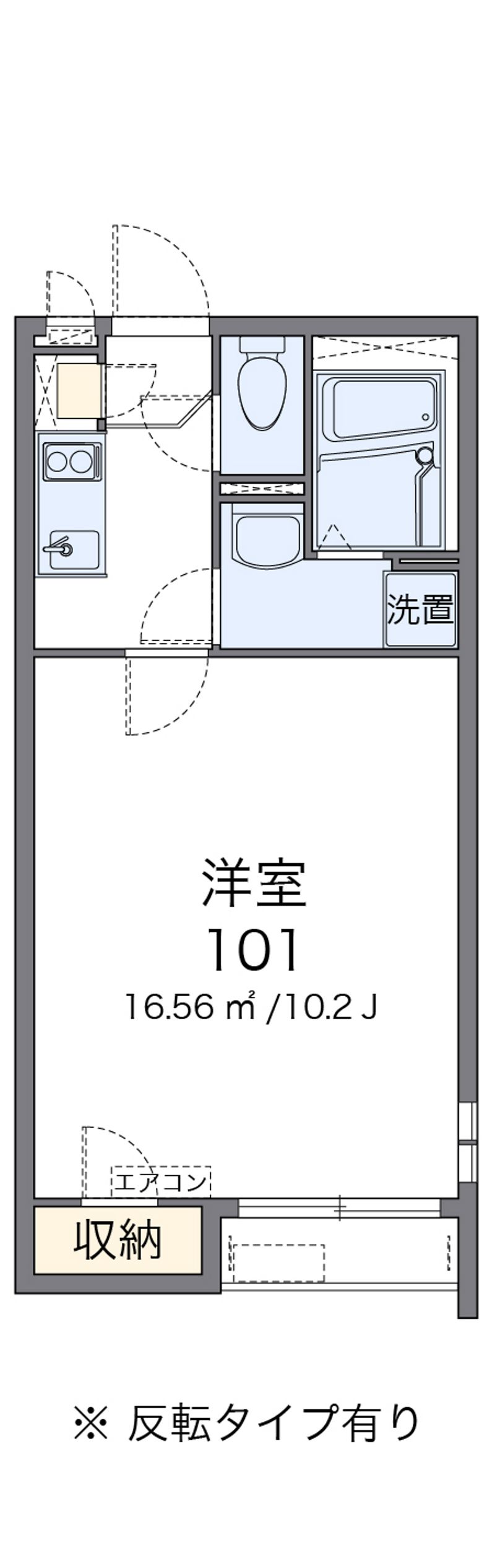 クレイノ茂木 間取図