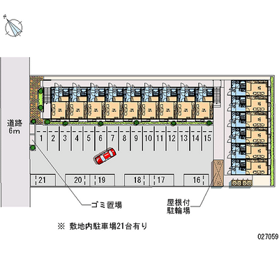 27059 Monthly parking lot