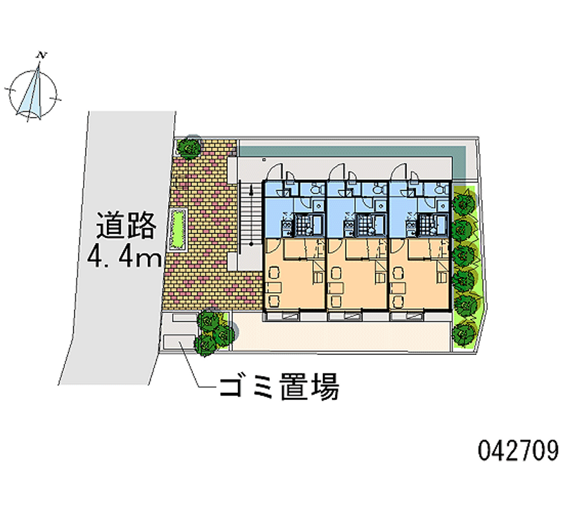 レオパレスシスメゾン 区画図