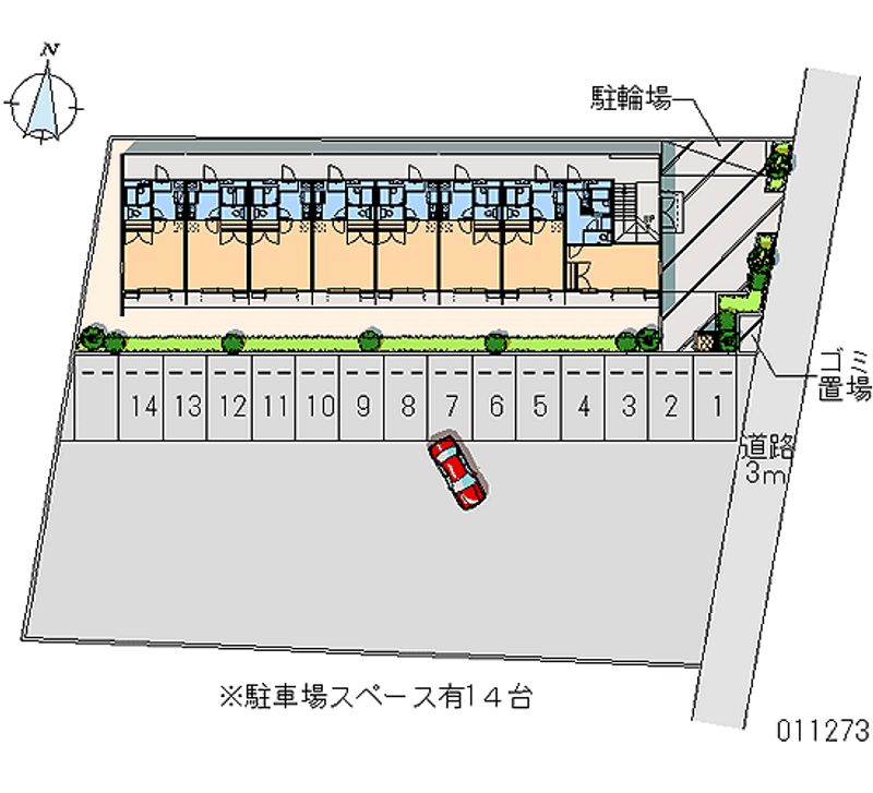 11273月租停車場