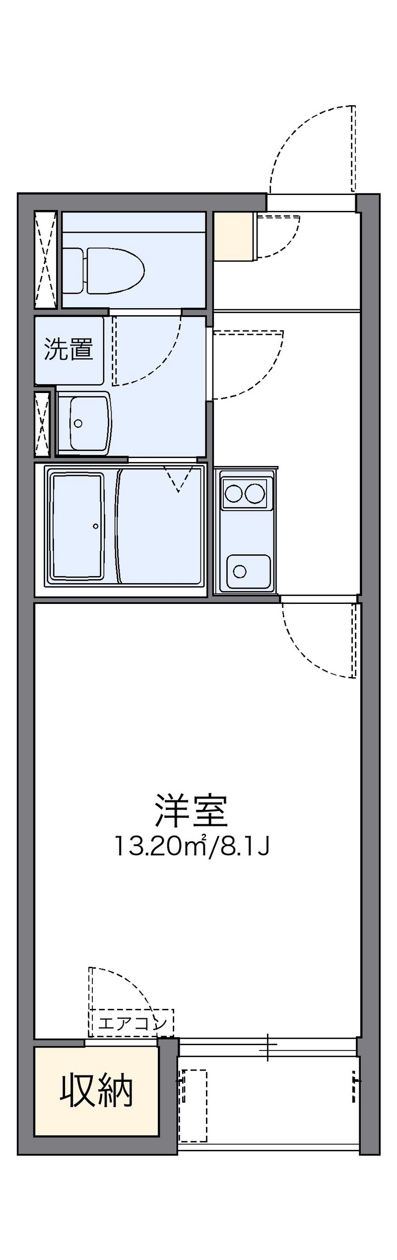 LEONEXT Uji Okubo Floor plan