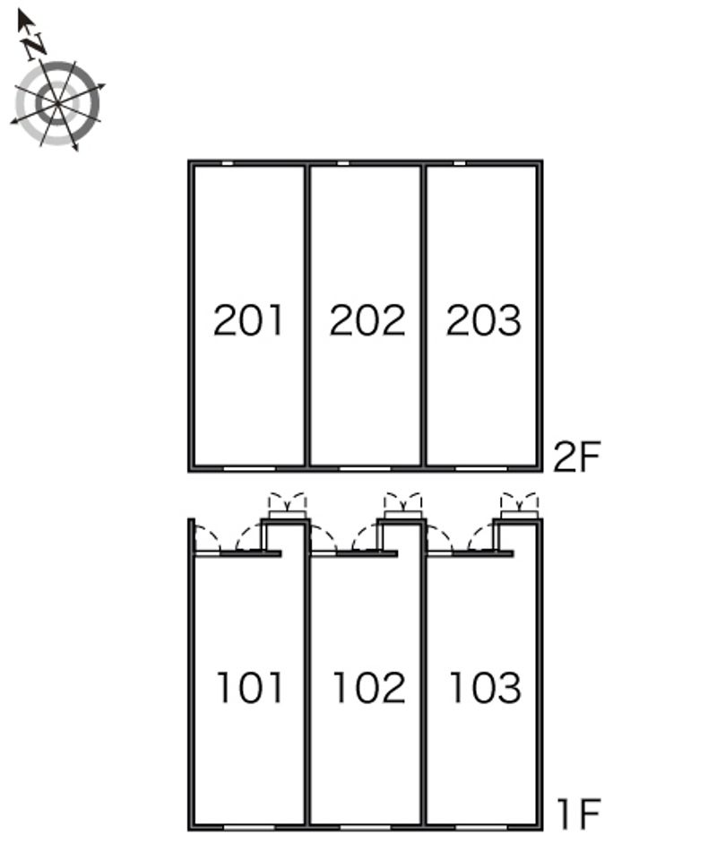 レオネクストセジュールⅣ 間取り配置図