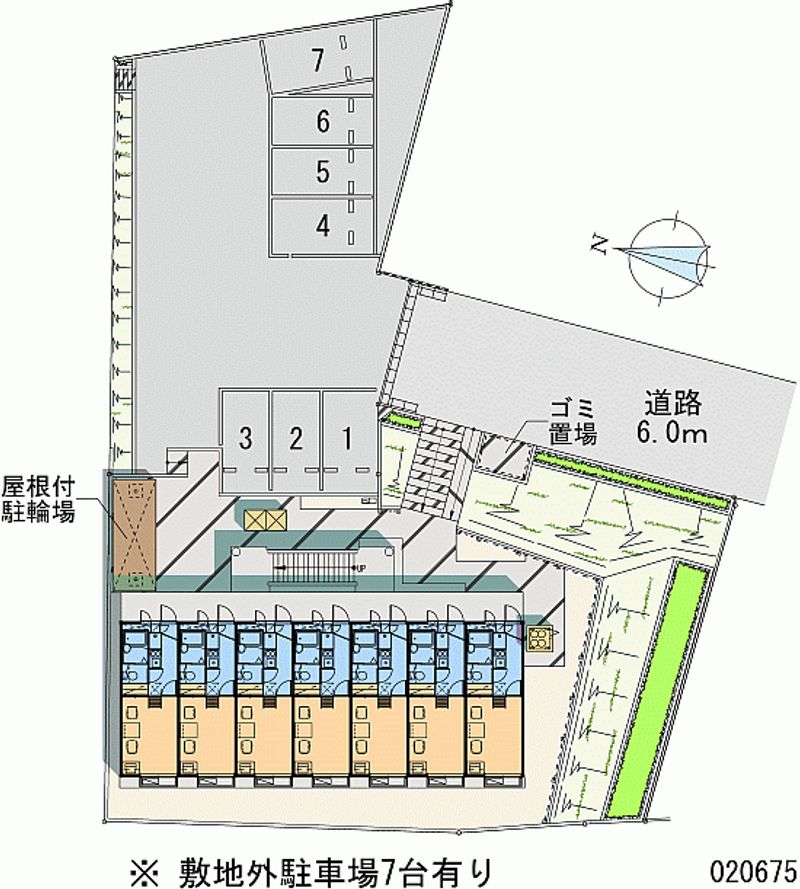 レオパレスフォレストビラ 月極駐車場