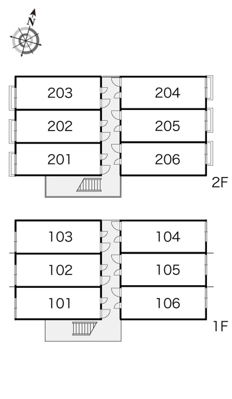 レオパレス東大門 間取り配置図