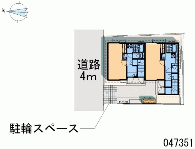 レオネクスト二子 区画図