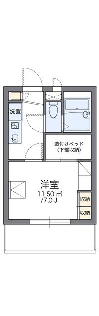 レオパレスリモーネⅡ 間取り図