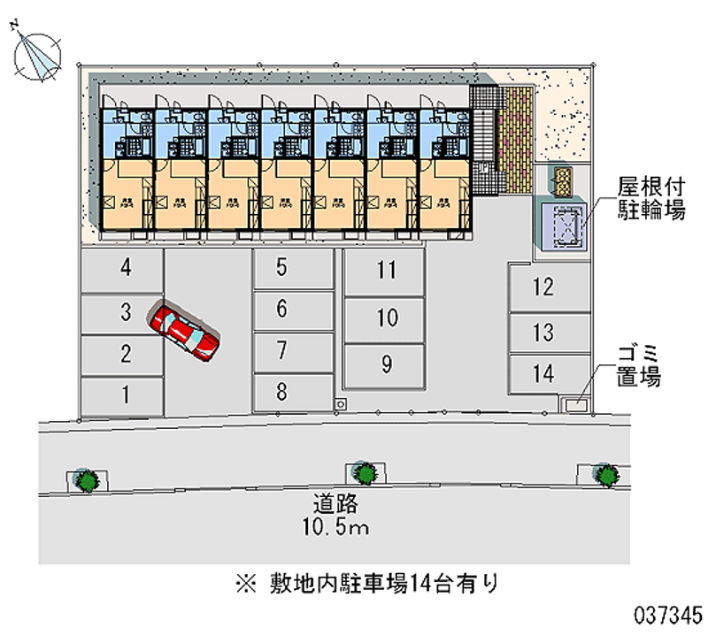 レオパレスヴィレッジ東泉 月極駐車場