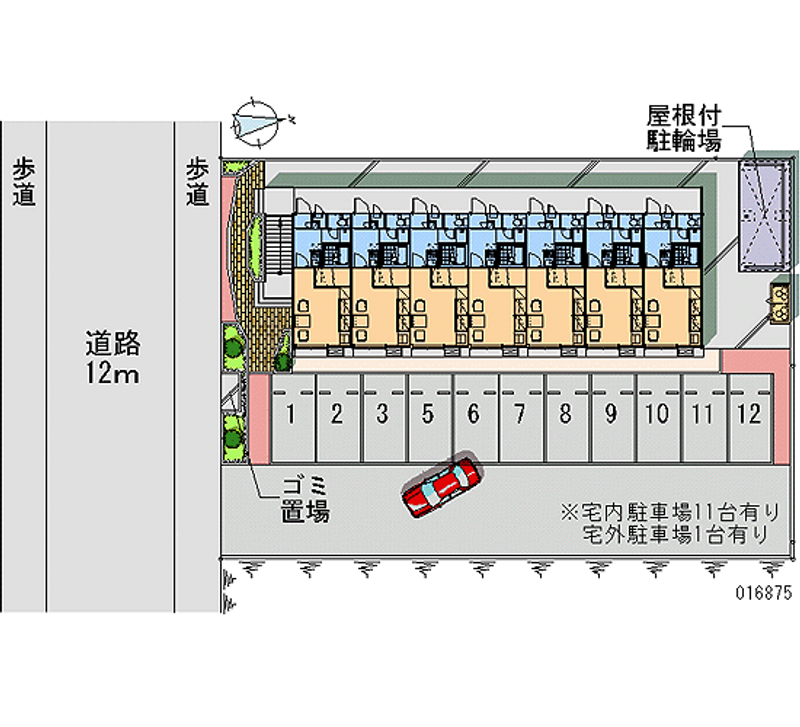 16875 Monthly parking lot