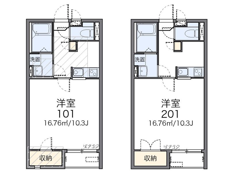 レオネクストサンパティーク 間取図
