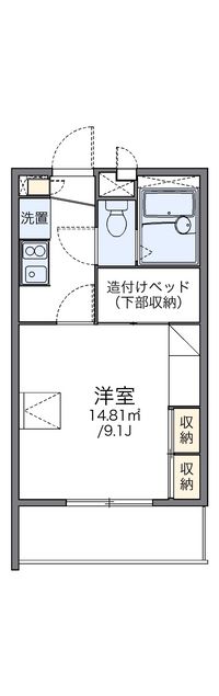 レオパレスグリーンヒルⅡ 間取り図