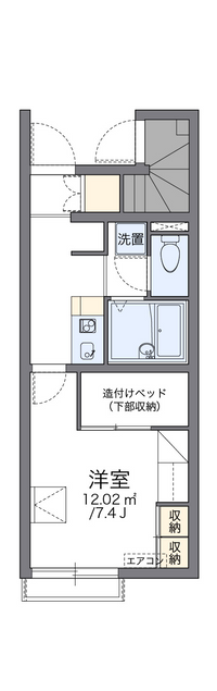 レオパレスカーサ下馬 間取り図