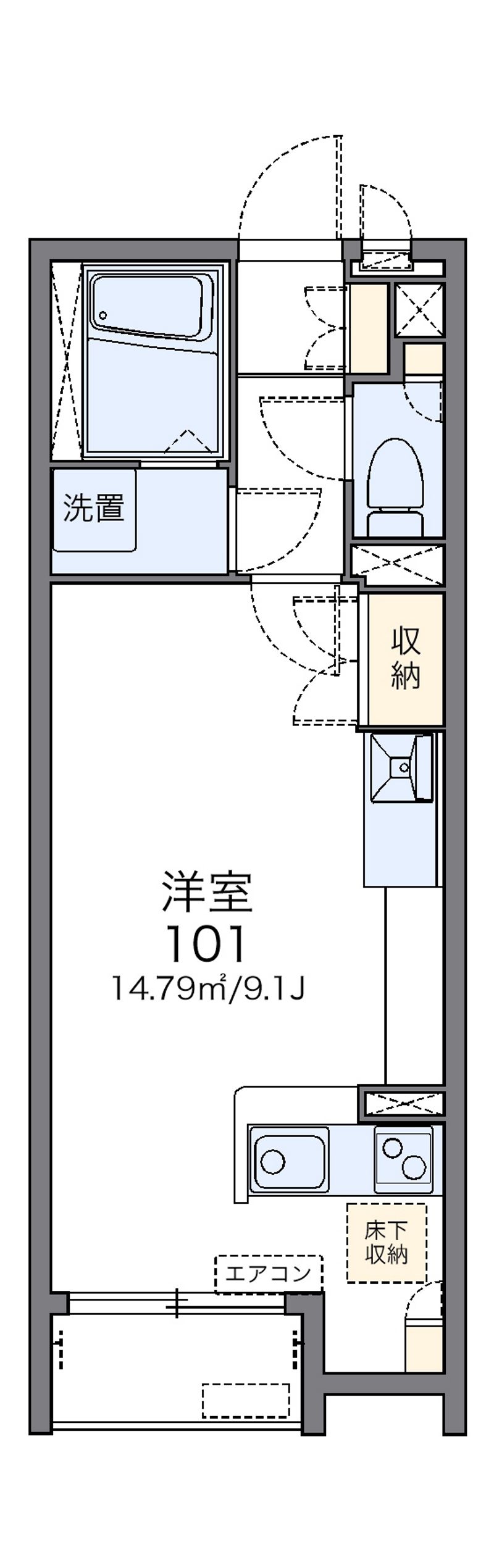 レオネクストプランドール南本町 間取図