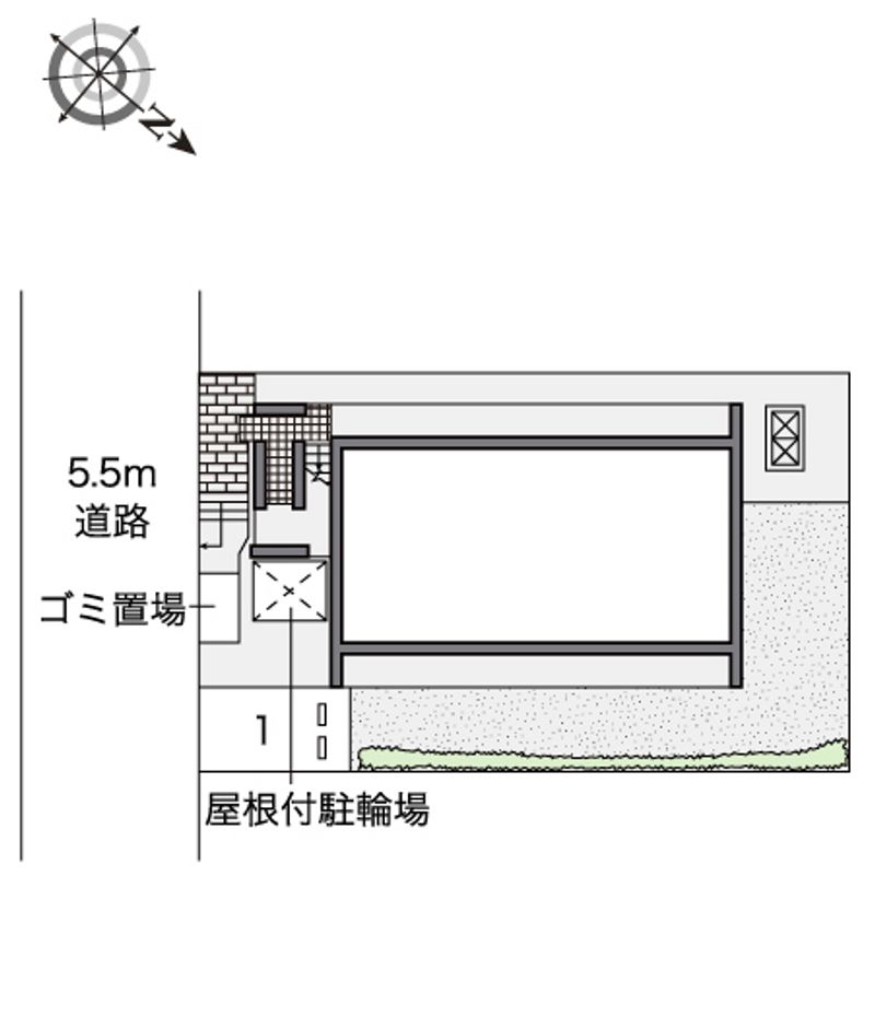 レオパレスおもろまちＵ 配置図