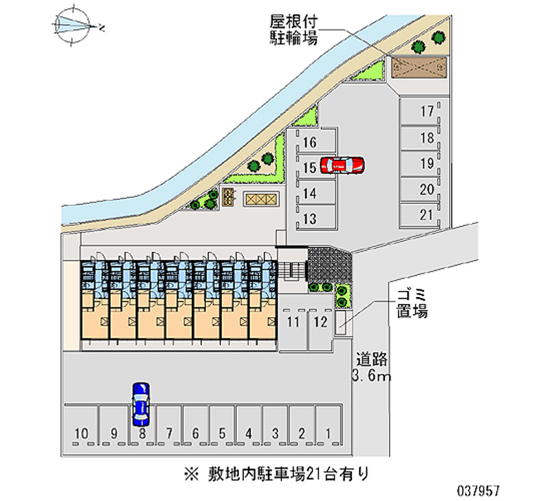 レオパレス大和 月極駐車場