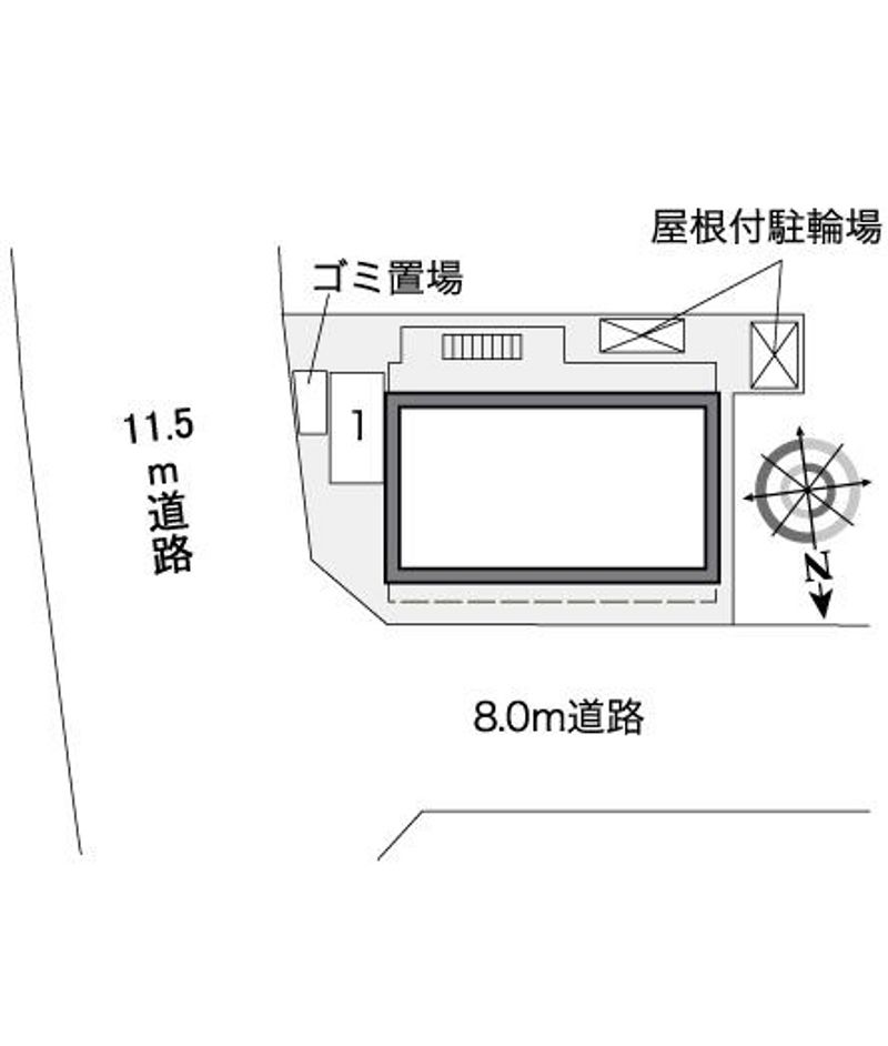 レオパレスビットーリア 配置図