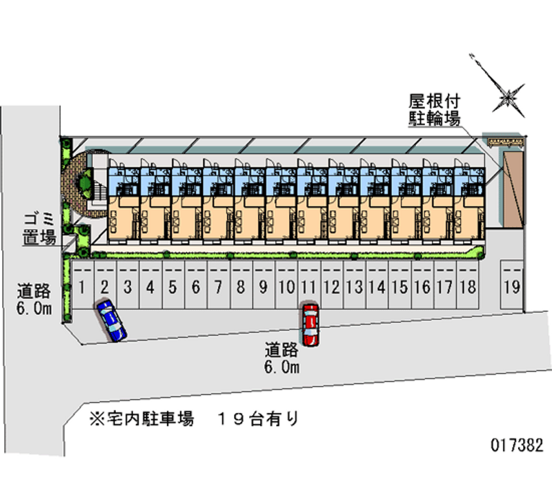 レオパレスアルジャン 月極駐車場