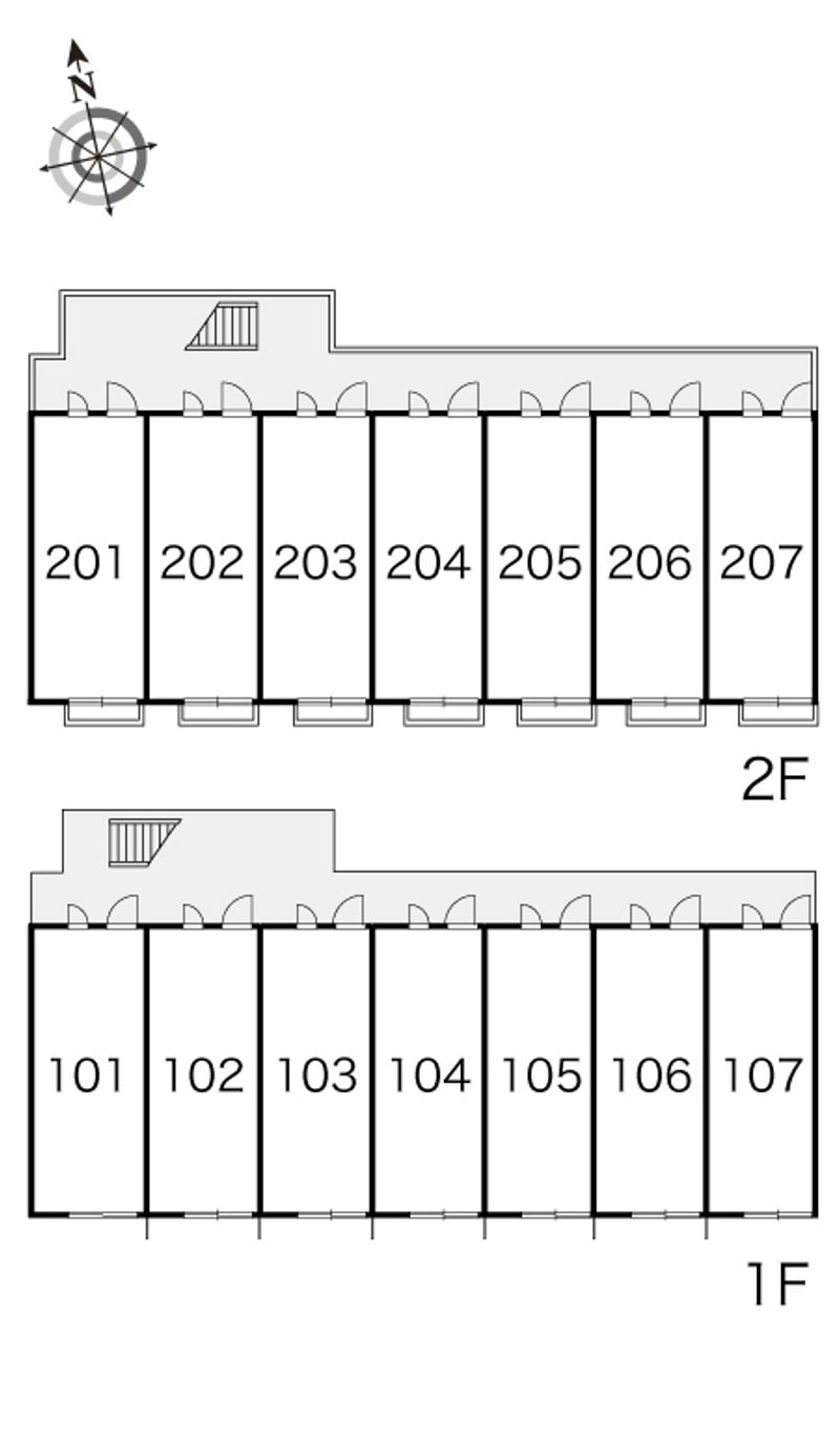 レオパレスＬｉｇｈｔ　Ｃｉｔｙ 間取配置図