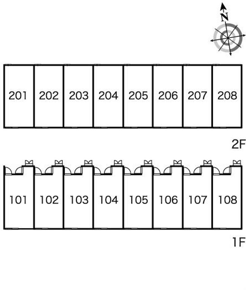 レオパレス夢 間取配置図