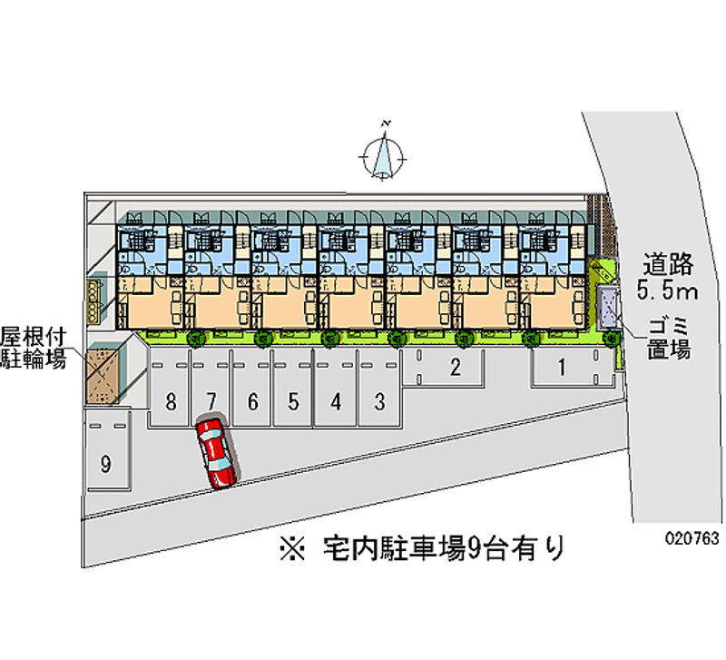 20763 Monthly parking lot