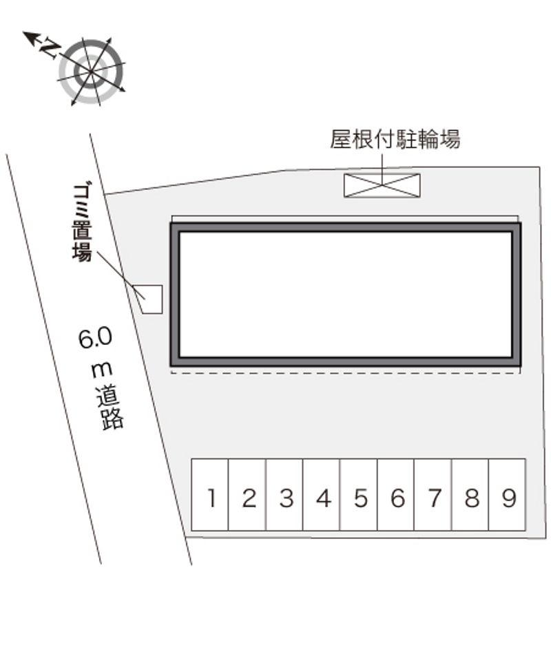 レオパレスマサキ 配置図