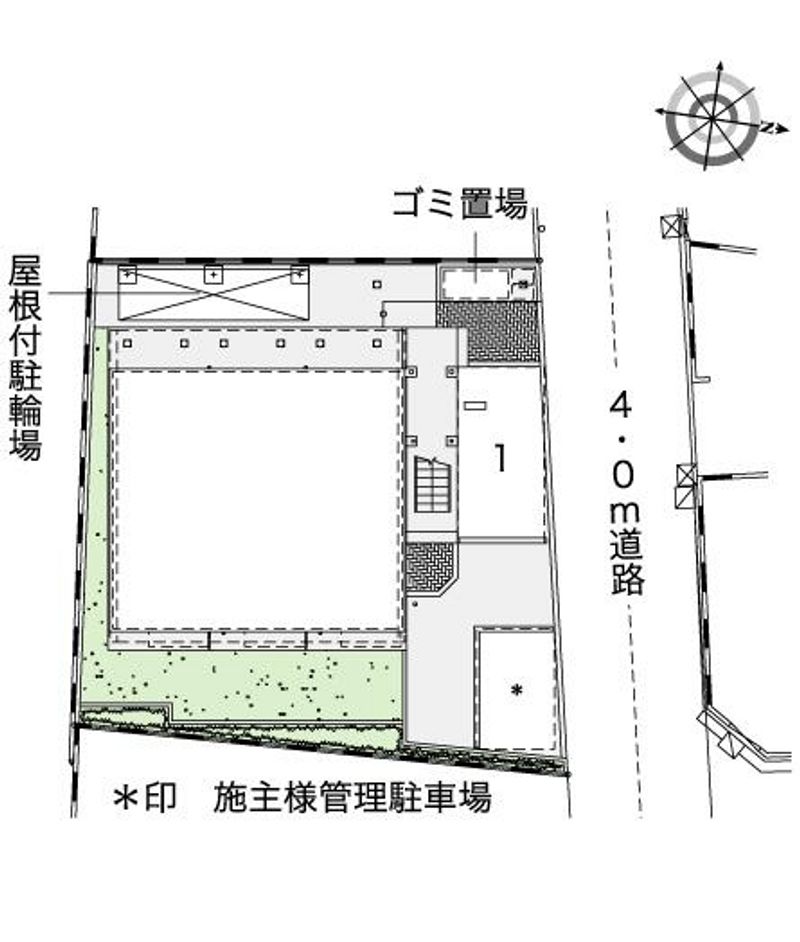 レオパレスＴＡＭＡ　Ⅱ 配置図