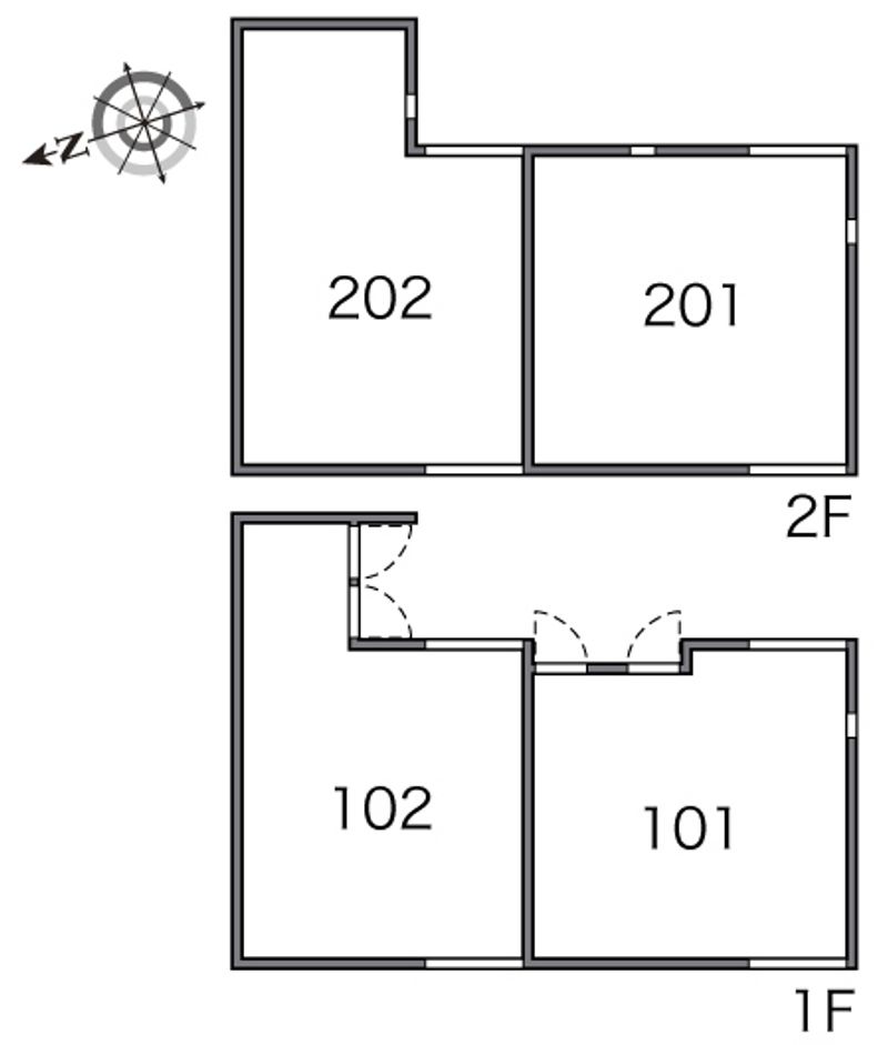 レオネクスト博多　花菱 間取り配置図
