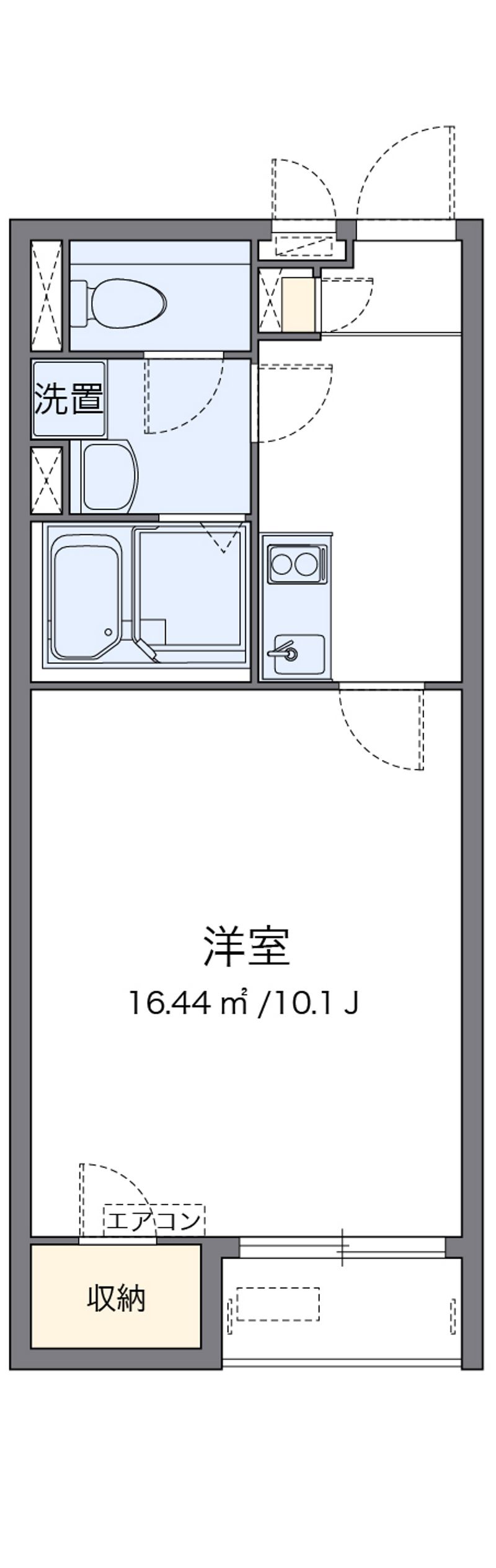 クレイノやなぎ荘 間取図