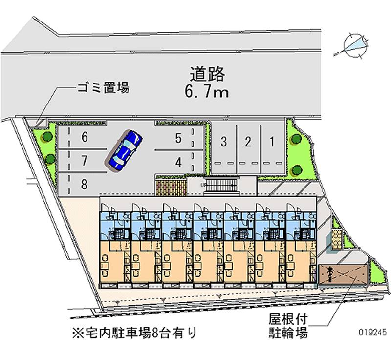 レオパレスサンエイ 月極駐車場