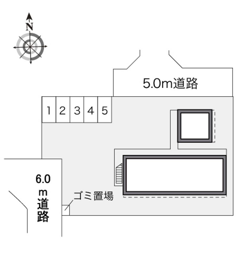レオパレスＷＥＳＴＩＮ 配置図