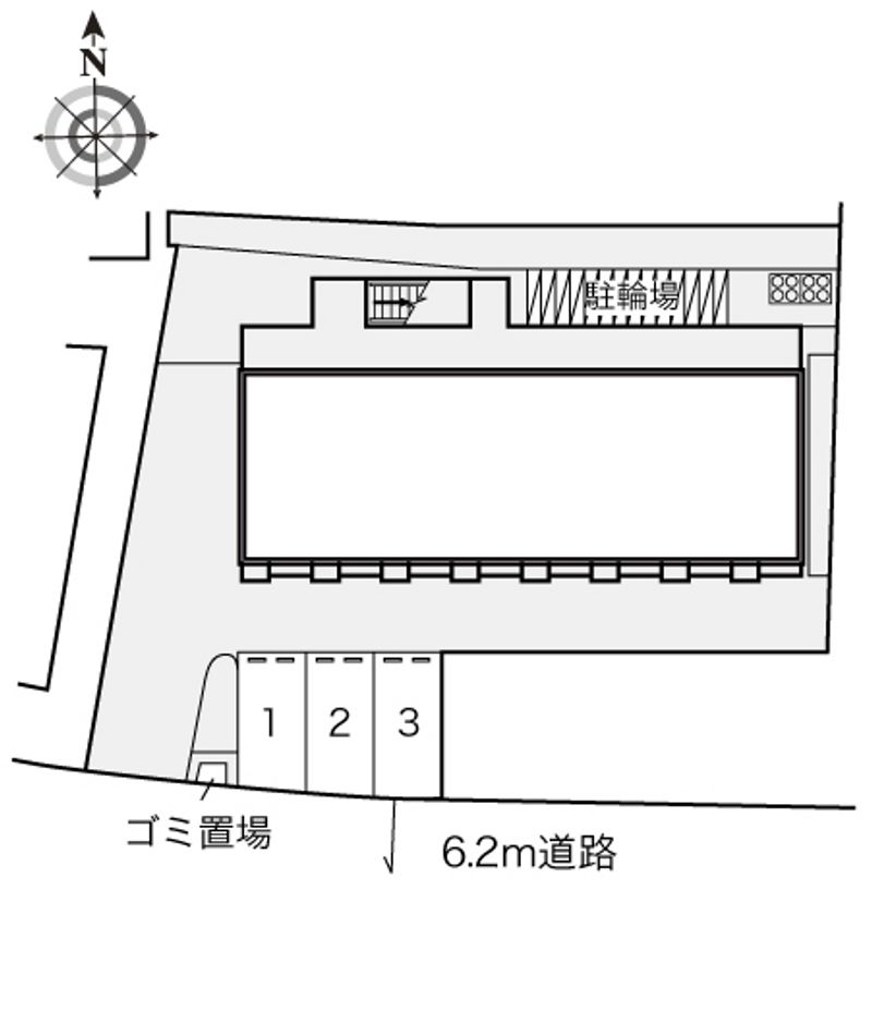 レオパレスせいわ 配置図
