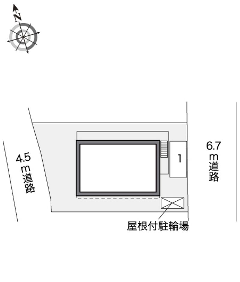 レオパレスせせらぎ 配置図