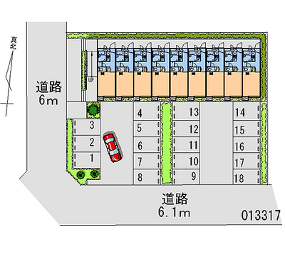 13317 Monthly parking lot