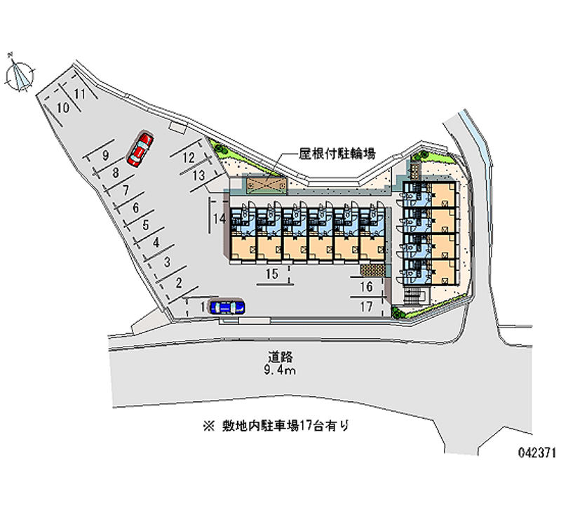 レオパレスＦＵＴＡＳＥ 月極駐車場