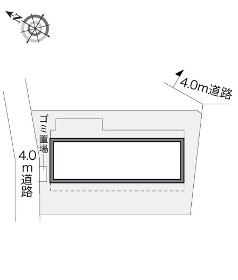 レオパレスカーサ　エス・コット 配置図