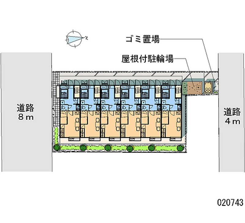 レオパレスインフォラータ 区画図