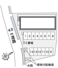 レオパレスシャルマン上道Ⅱ 駐車場