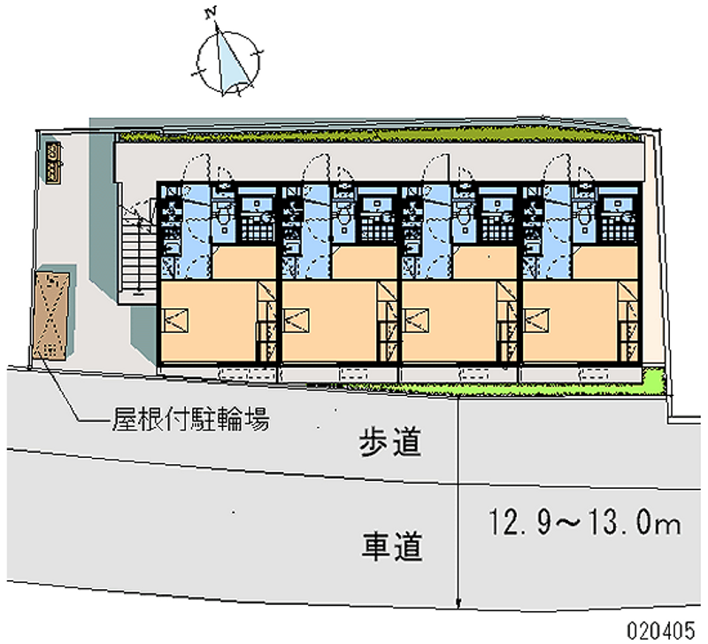 レオパレスイベリス 区画図